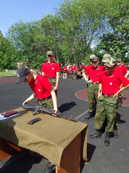Обучающиеся нашей школы участвуют в Республиканской военно-патриотической спартакиаде.